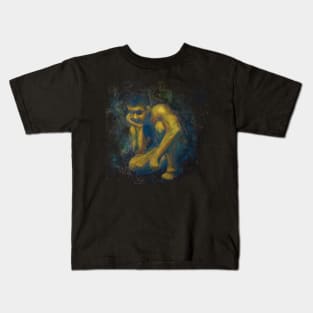 Man Thinking Kids T-Shirt